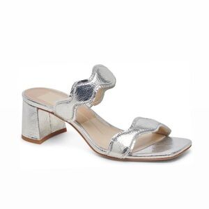 Silver Dolce Vida Ilva Mid Heels Sandals